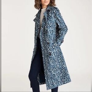 Ann Taylor Spotted Modern Trench Coat